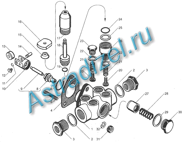 Топливоподкачивающий насос двигателя ЯМ3-7511.10